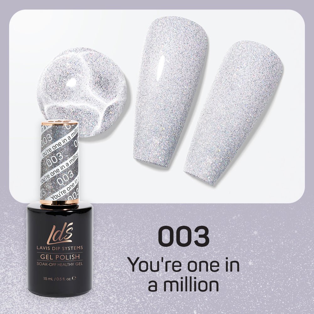 LDS Gel Nail Polish Duo - 003 You're One In A Million - DTK Nail Supply