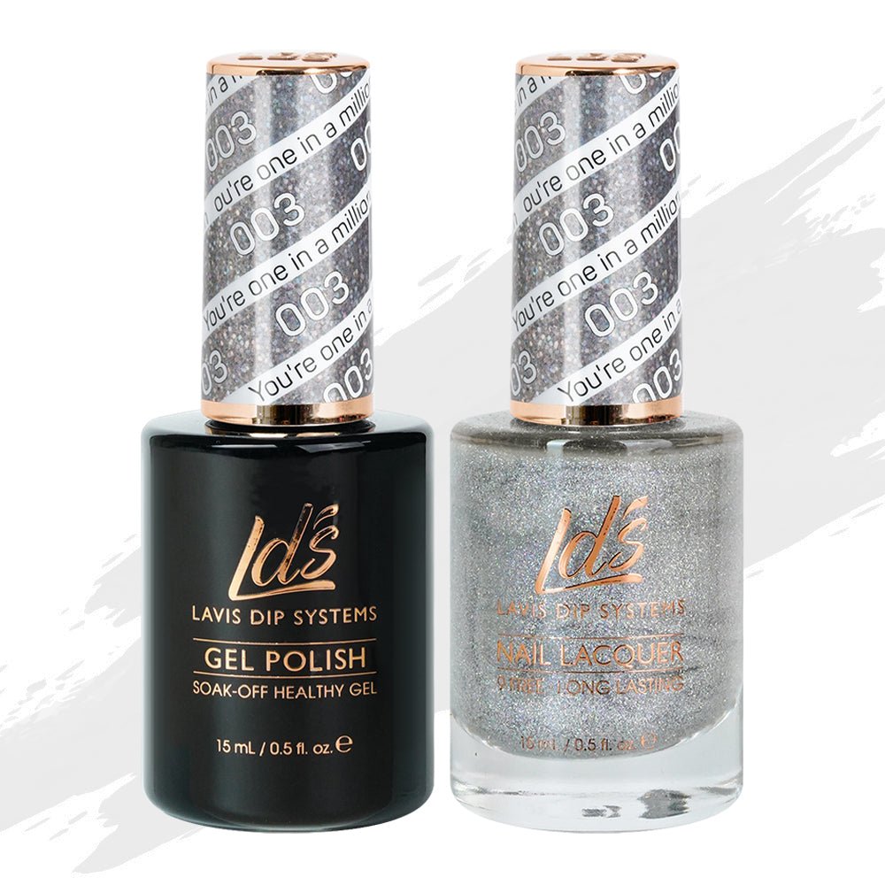LDS Gel Nail Polish Duo - 003 You're One In A Million - DTK Nail Supply