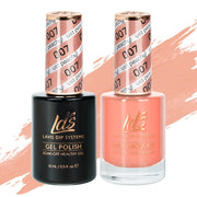 LDS Gel Nail Polish Duo - 007 Just Peachy - DTK Nail Supply
