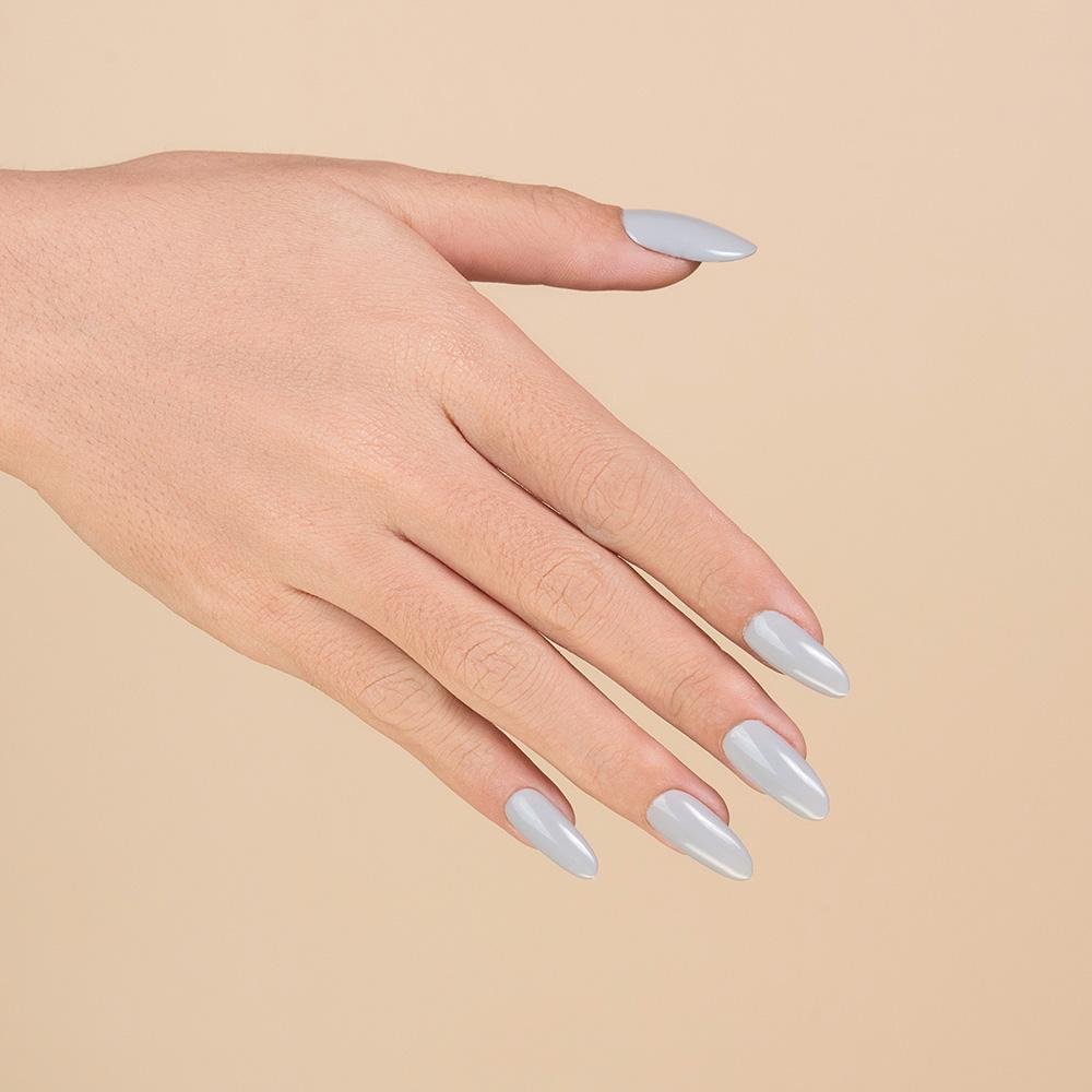 LDS Gel Nail Polish Duo - 025 Gray Heather - DTK Nail Supply