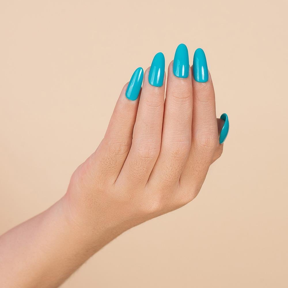 LDS Gel Nail Polish Duo - 027 Blue Or Green - DTK Nail Supply