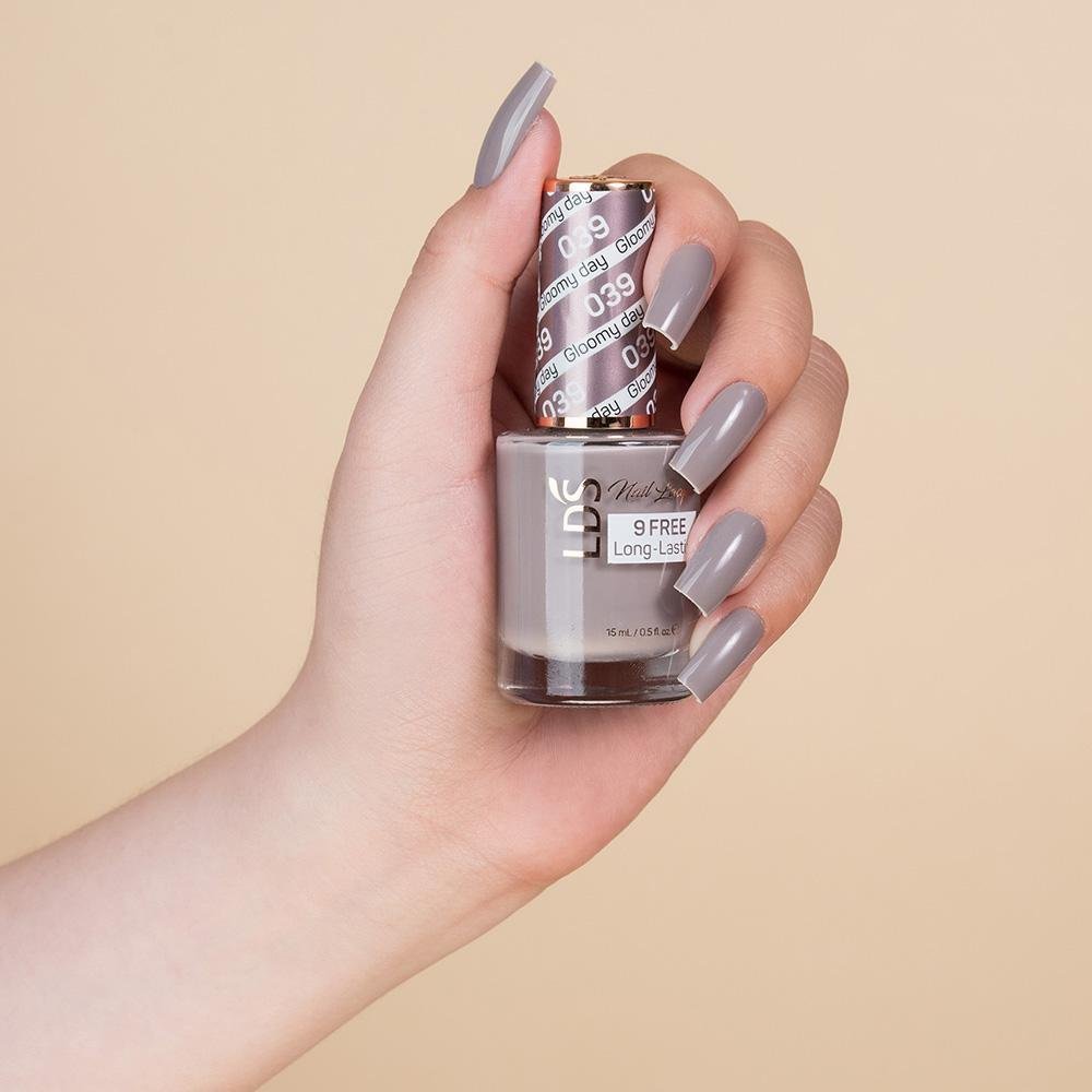 LDS Gel Nail Polish Duo - 039 Gloomy Day - DTK Nail Supply