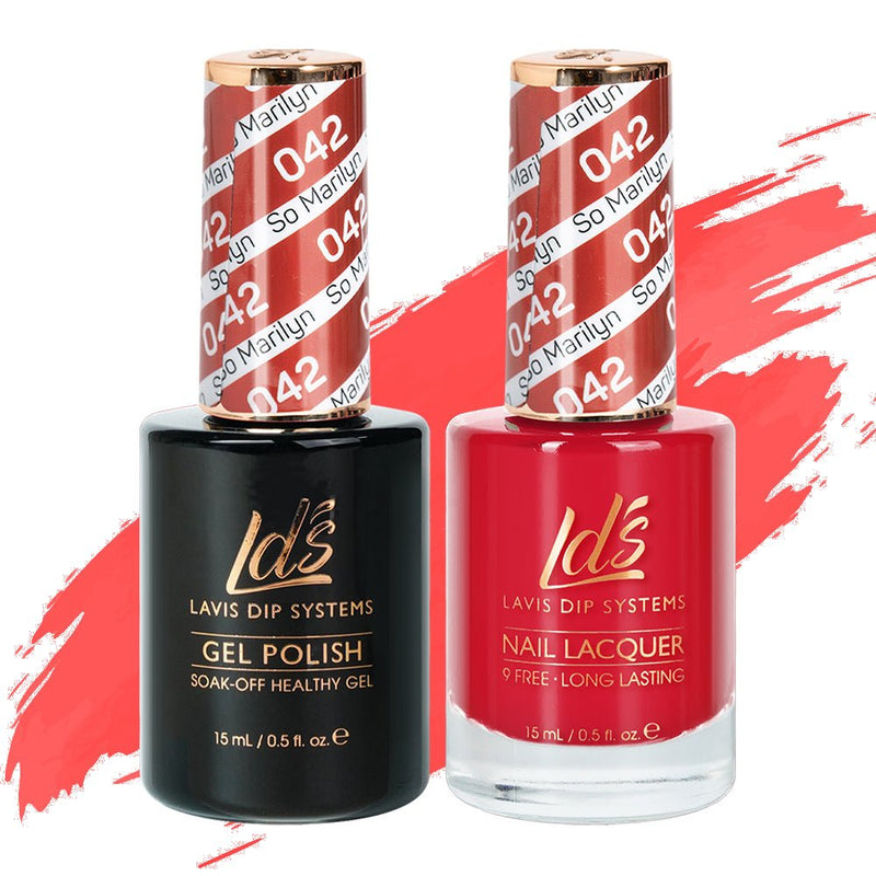 LDS Gel Nail Polish Duo - 042 So Marilyn - DTK Nail Supply
