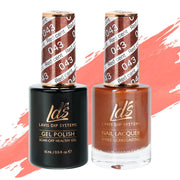 LDS Gel Nail Polish Duo - 043 Bronze - DTK Nail Supply