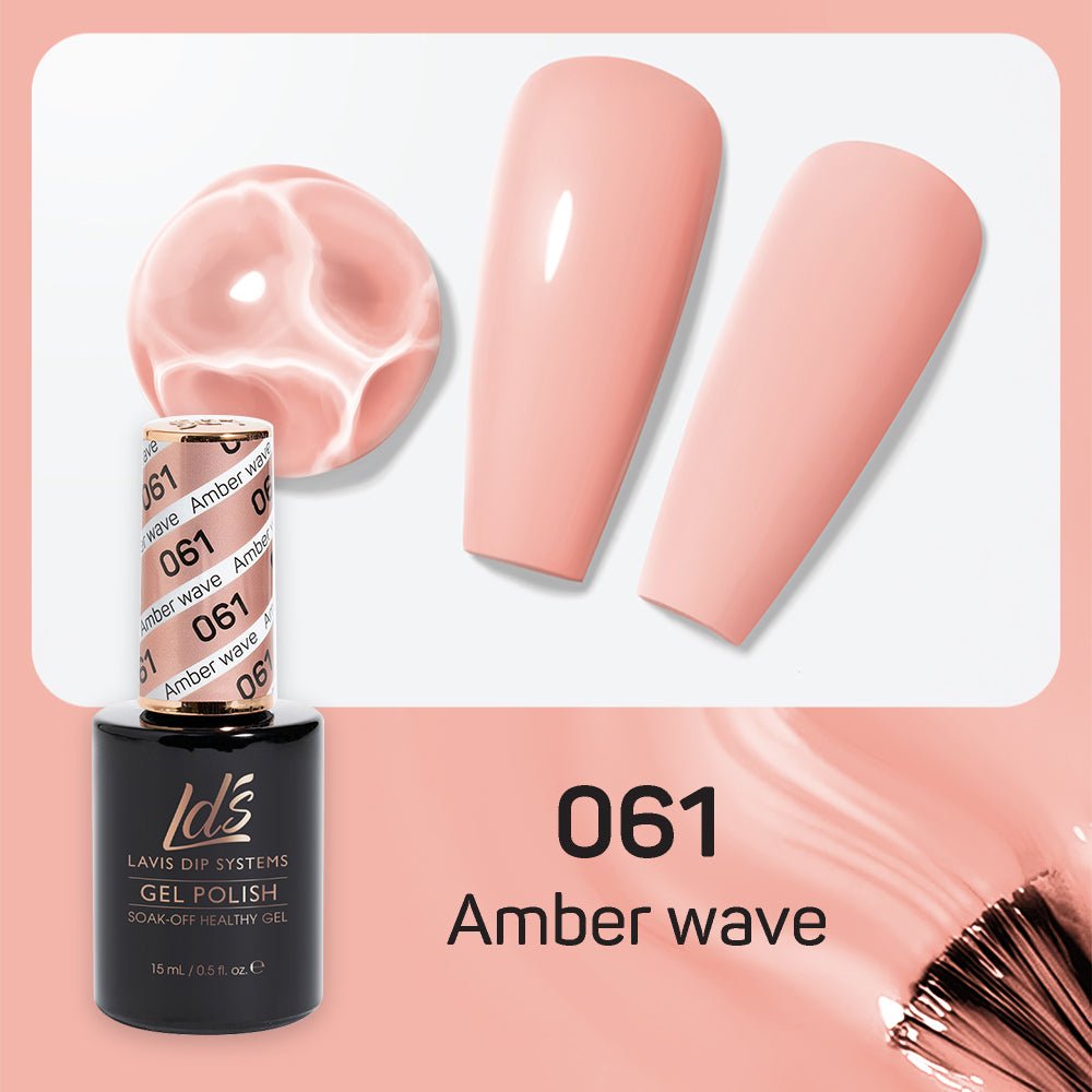LDS Gel Nail Polish Duo - 061 Amber Wave - DTK Nail Supply