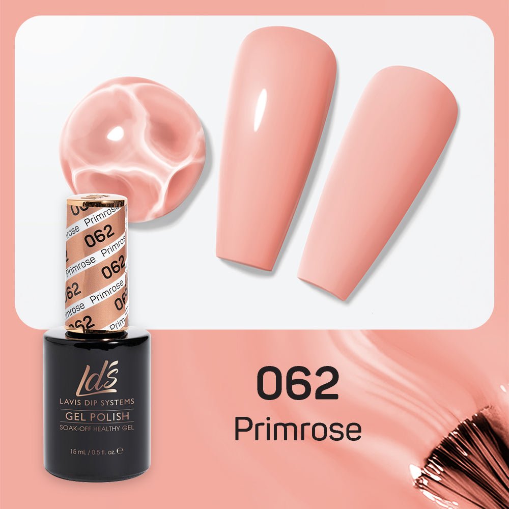 LDS Gel Nail Polish Duo - 062 Primrose - DTK Nail Supply