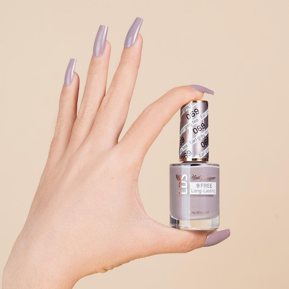 LDS Gel Nail Polish Duo - 069 Earl Grey Tea - DTK Nail Supply