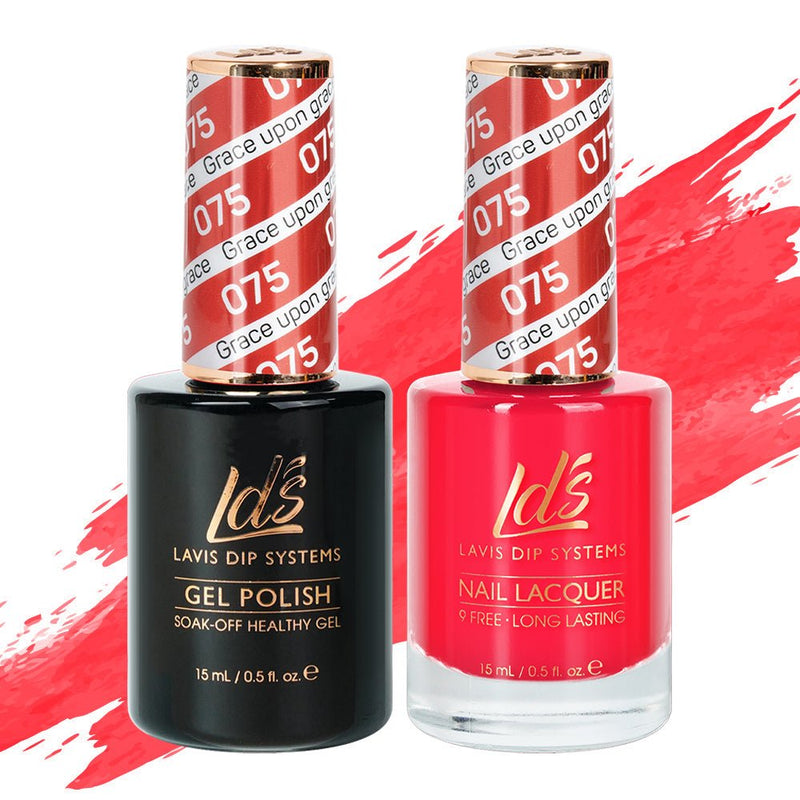 LDS Gel Nail Polish Duo - 075 Grace Upon Grace - DTK Nail Supply