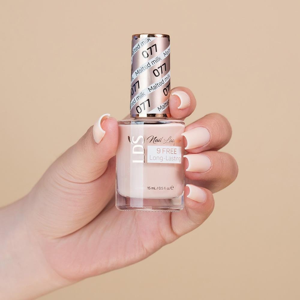 LDS Gel Nail Polish Duo - 077 Malted Milk - DTK Nail Supply