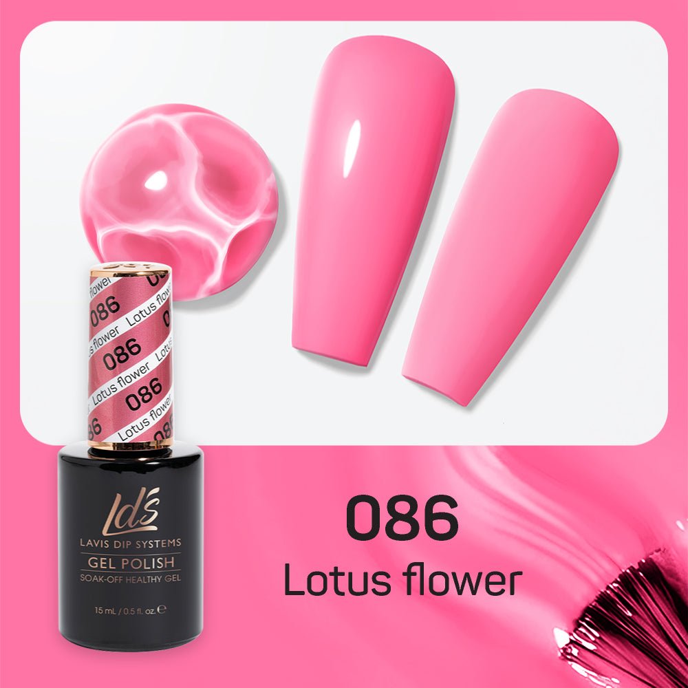 LDS Gel Nail Polish Duo - 086 Lotus Flower - DTK Nail Supply