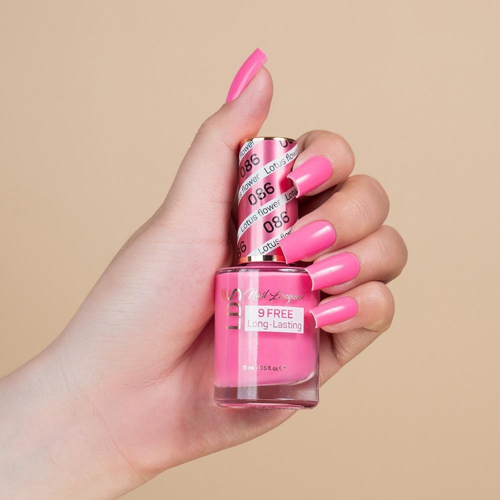 LDS Gel Nail Polish Duo - 086 Lotus Flower - DTK Nail Supply