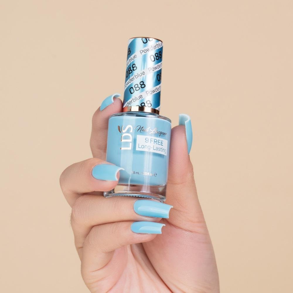LDS Gel Nail Polish Duo - 088 Powderblue - DTK Nail Supply