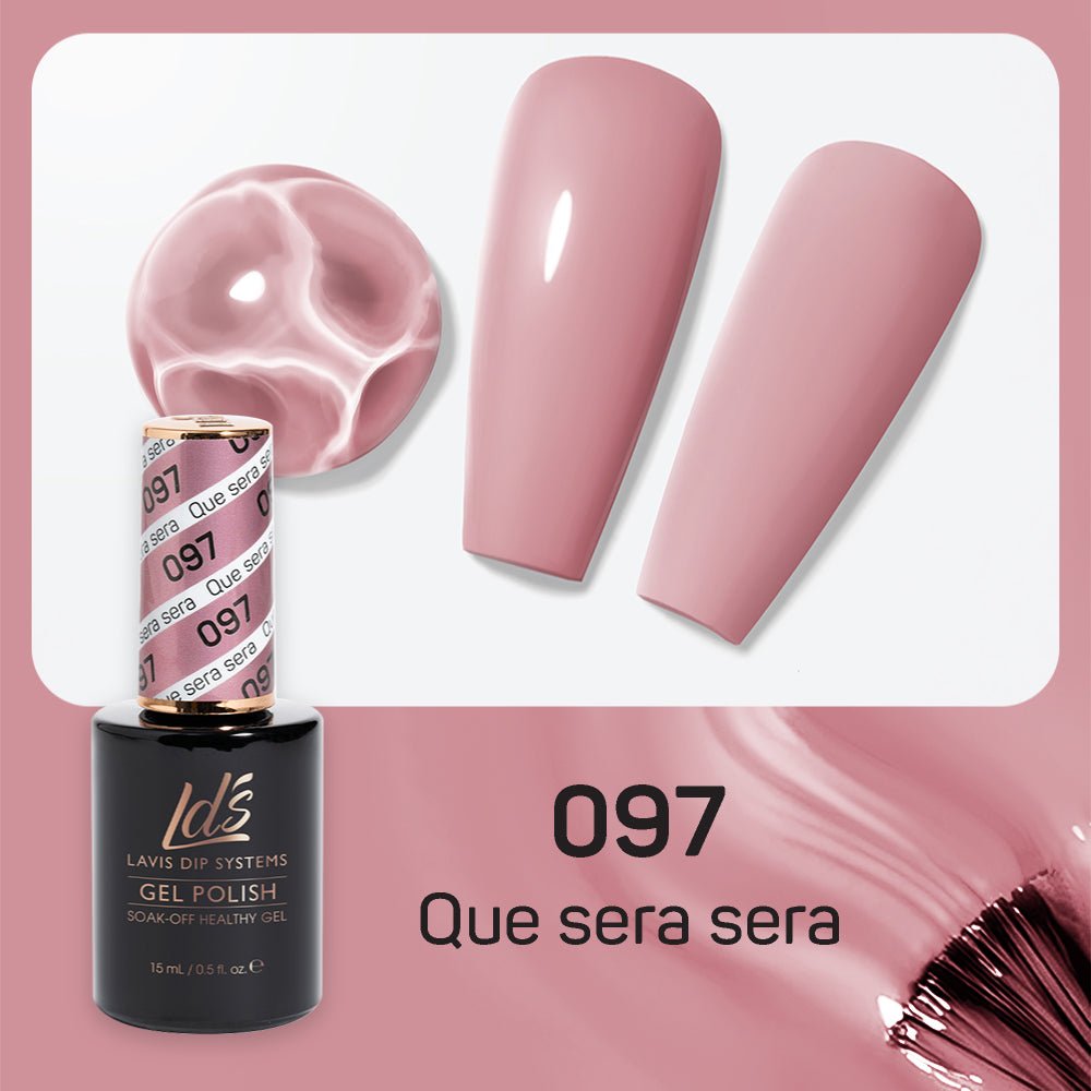 LDS Gel Nail Polish Duo - 097 Que Sera Sera - DTK Nail Supply