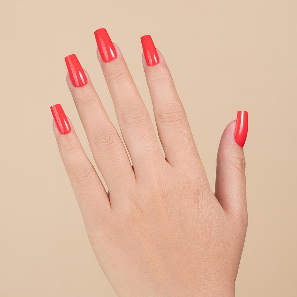 LDS Gel Nail Polish Duo - 098 Deliciously Orange - DTK Nail Supply