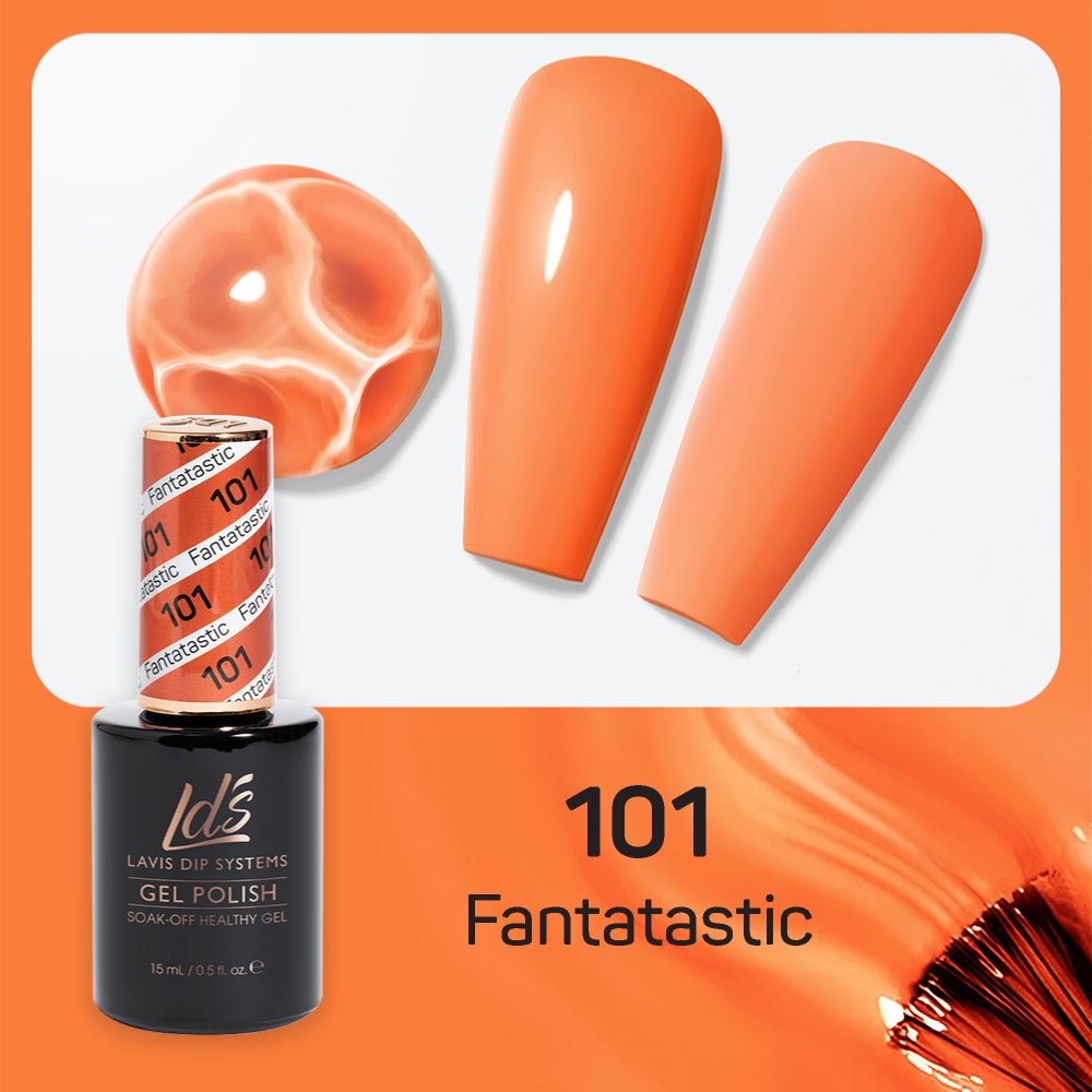 LDS Gel Nail Polish Duo - 101 Fantatastic - DTK Nail Supply