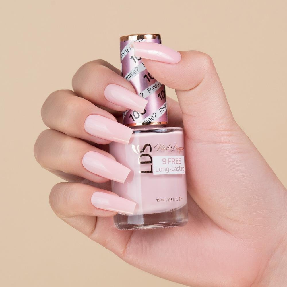 LDS Gel Nail Polish Duo - 106 Pink - Y Promise? - DTK Nail Supply