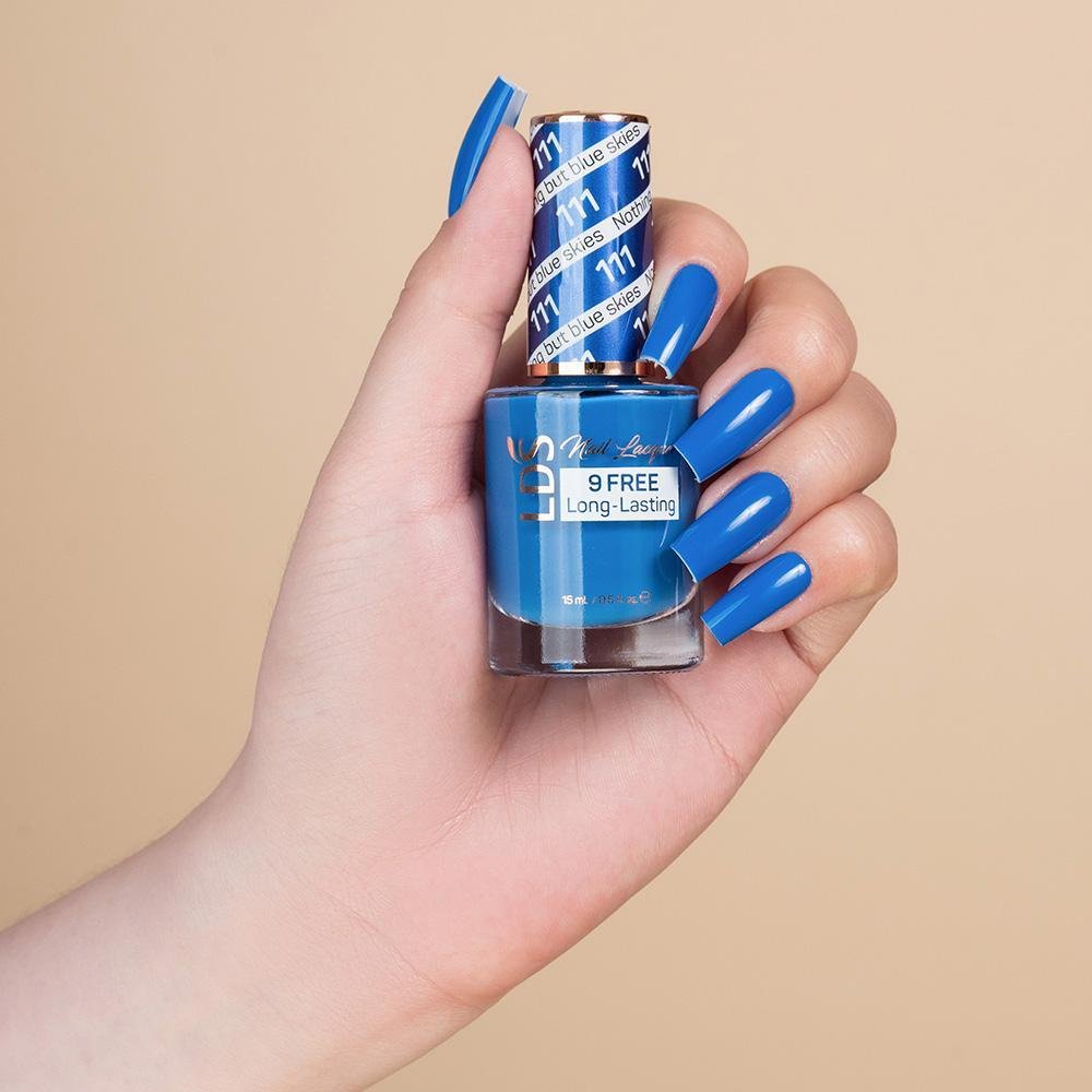 LDS Gel Nail Polish Duo - 111 Nothing But Blue Skies - DTK Nail Supply