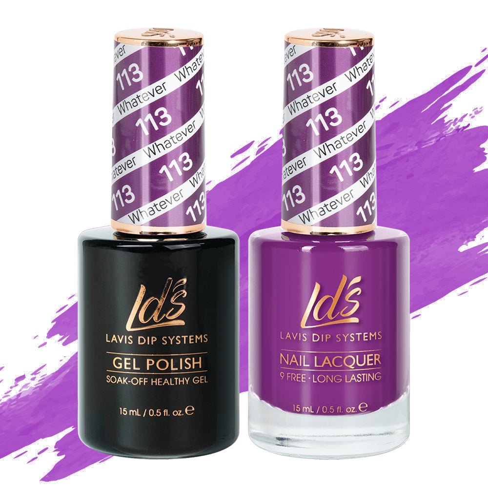 LDS Gel Nail Polish Duo - 113 Whatever - DTK Nail Supply