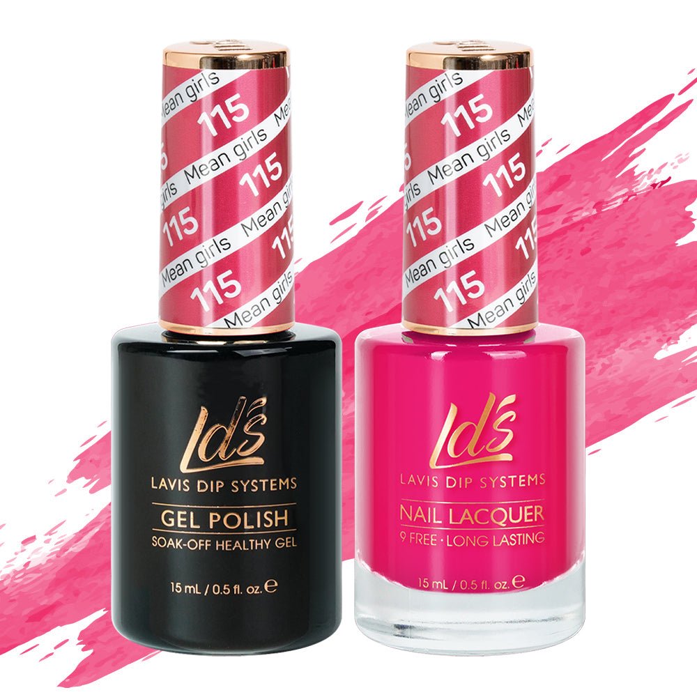 LDS Gel Nail Polish Duo - 115 Mean Girls - DTK Nail Supply