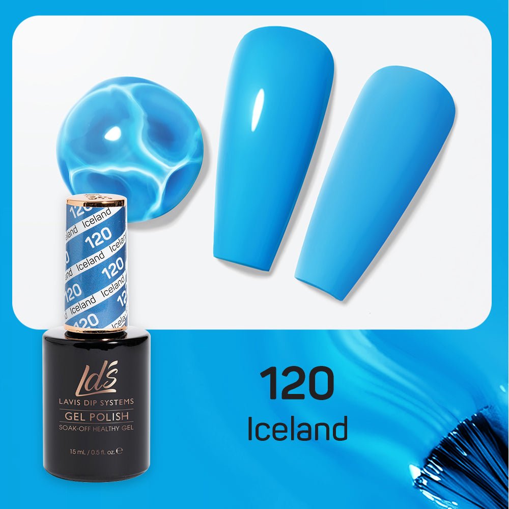 LDS Gel Nail Polish Duo - 120 Iceland - DTK Nail Supply