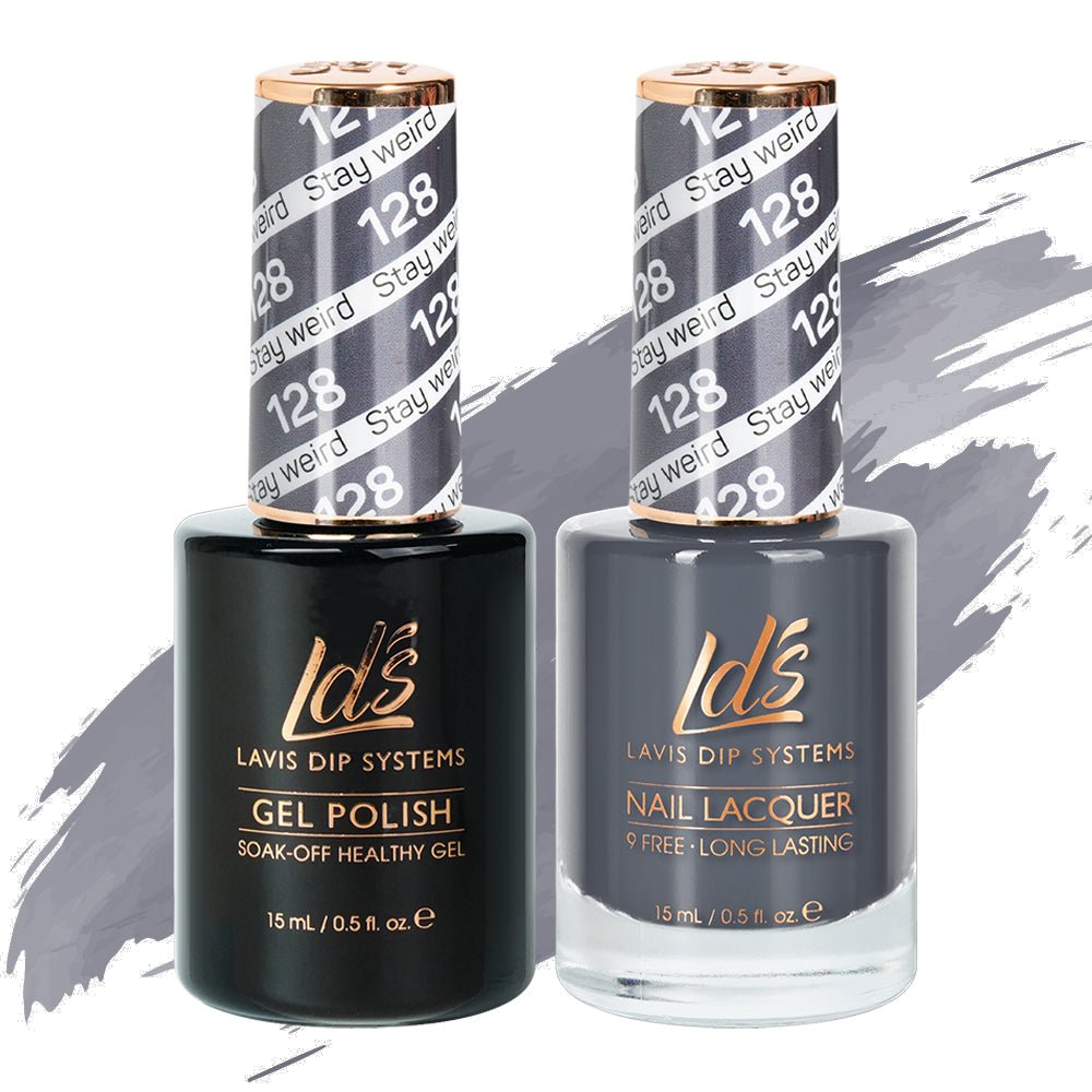 LDS Gel Nail Polish Duo - 128 Stay Weird - DTK Nail Supply