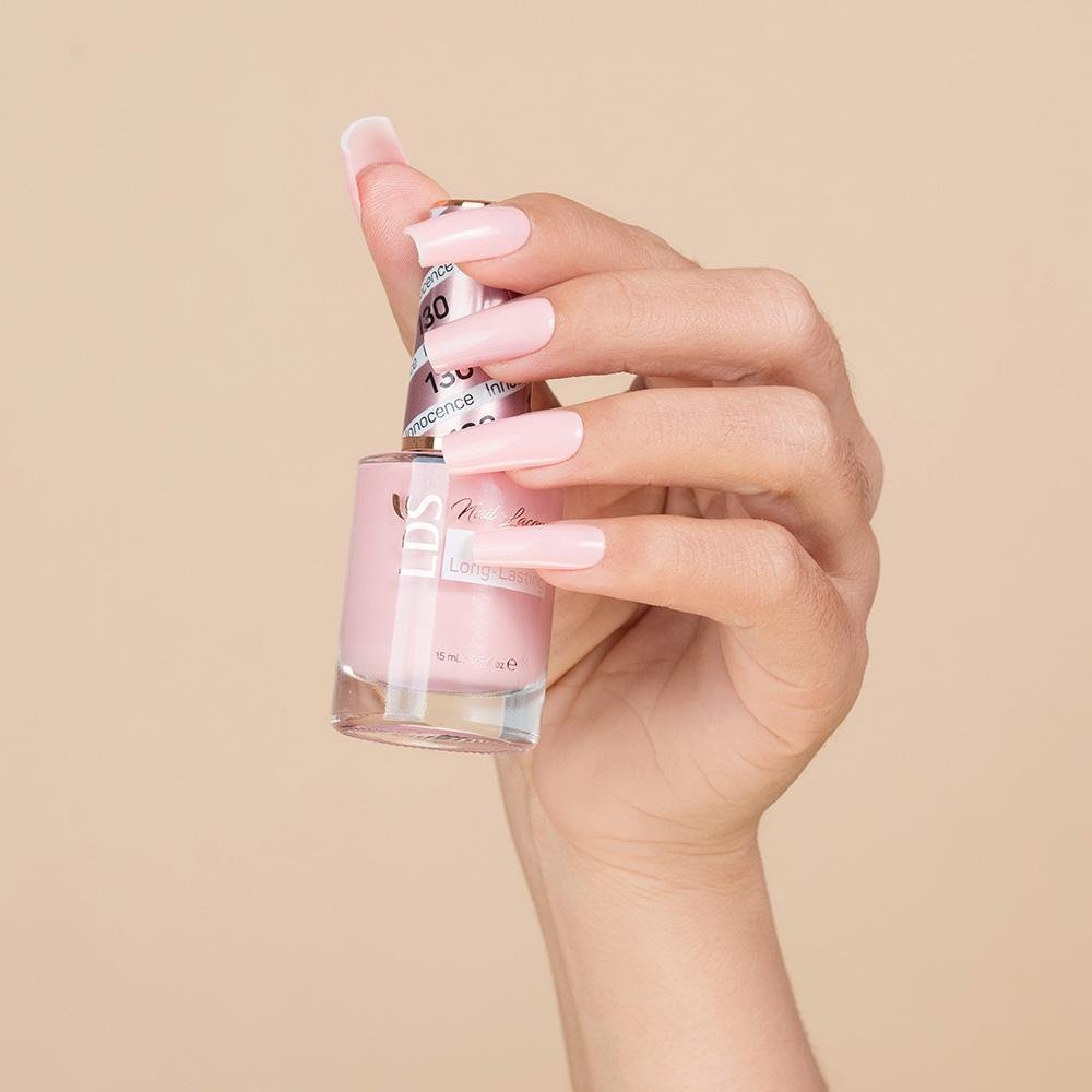 LDS Gel Nail Polish Duo - 130 Innocence - DTK Nail Supply