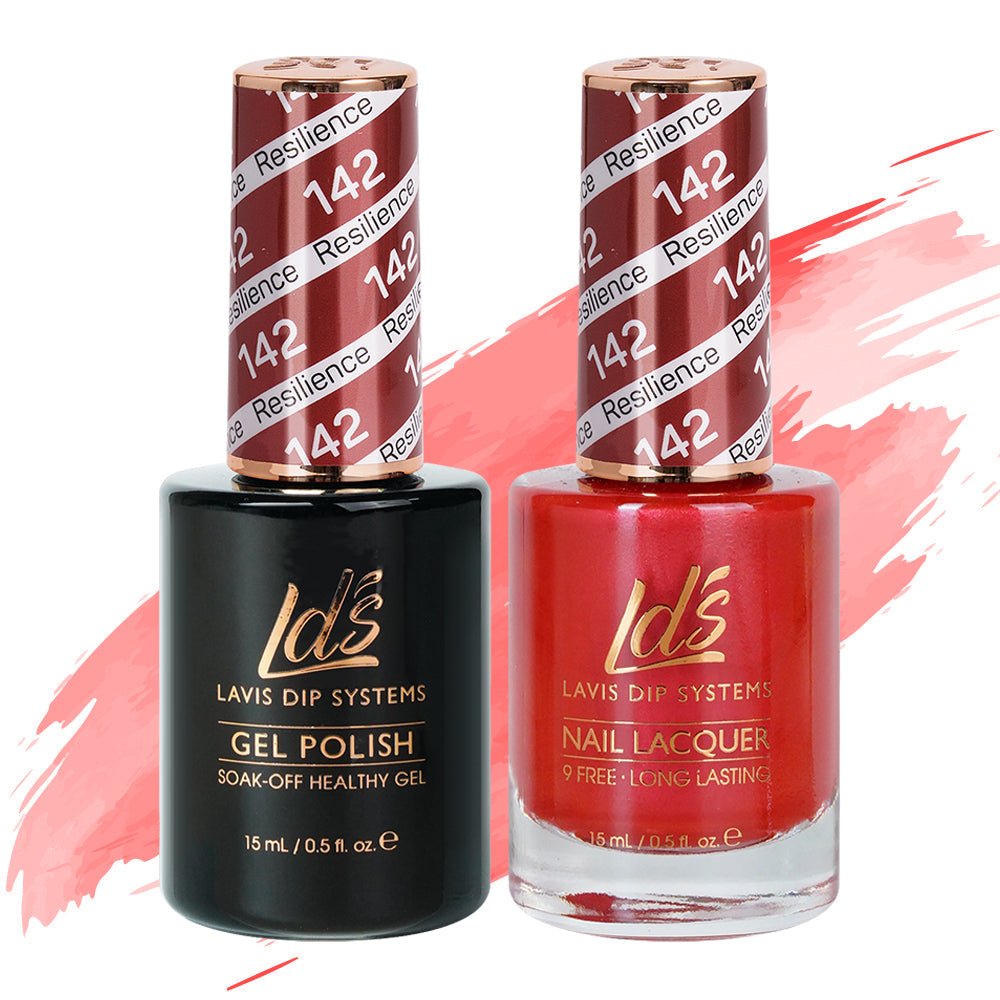 LDS Gel Nail Polish Duo - 142 Resilience - DTK Nail Supply