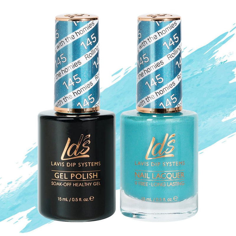 LDS Gel Nail Polish Duo - 145 Rolling With The Homies - DTK Nail Supply