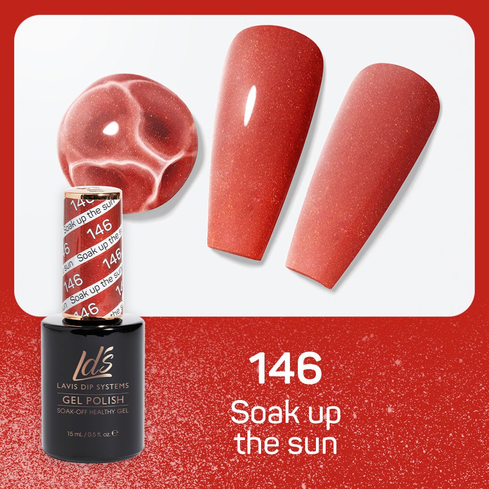 LDS Gel Nail Polish Duo - 146 Soak Up The Sun - DTK Nail Supply