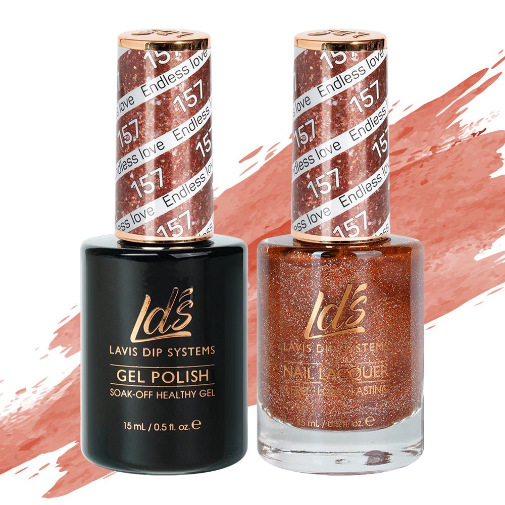 LDS Gel Nail Polish Duo - 157 Endless Love - DTK Nail Supply