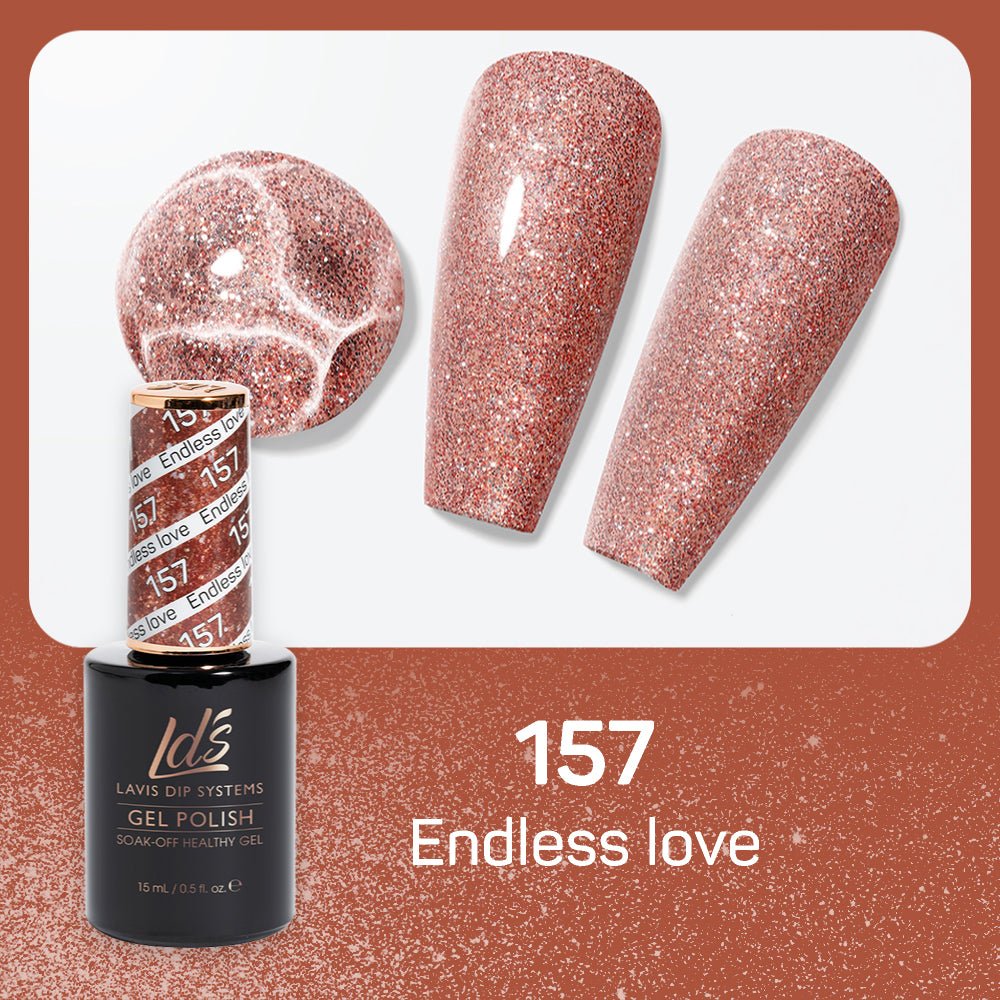 LDS Gel Nail Polish Duo - 157 Endless Love - DTK Nail Supply