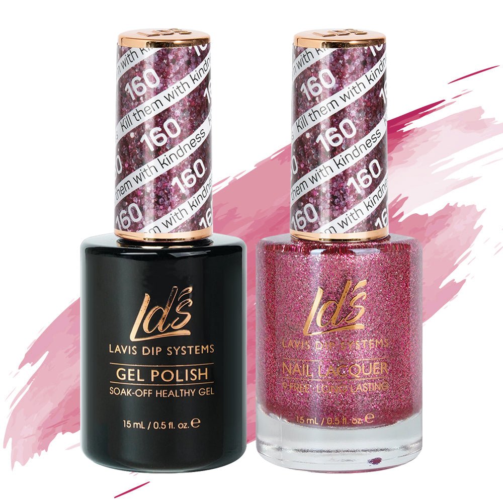 LDS Gel Nail Polish Duo - 160 Kill Them With Kindness - DTK Nail Supply