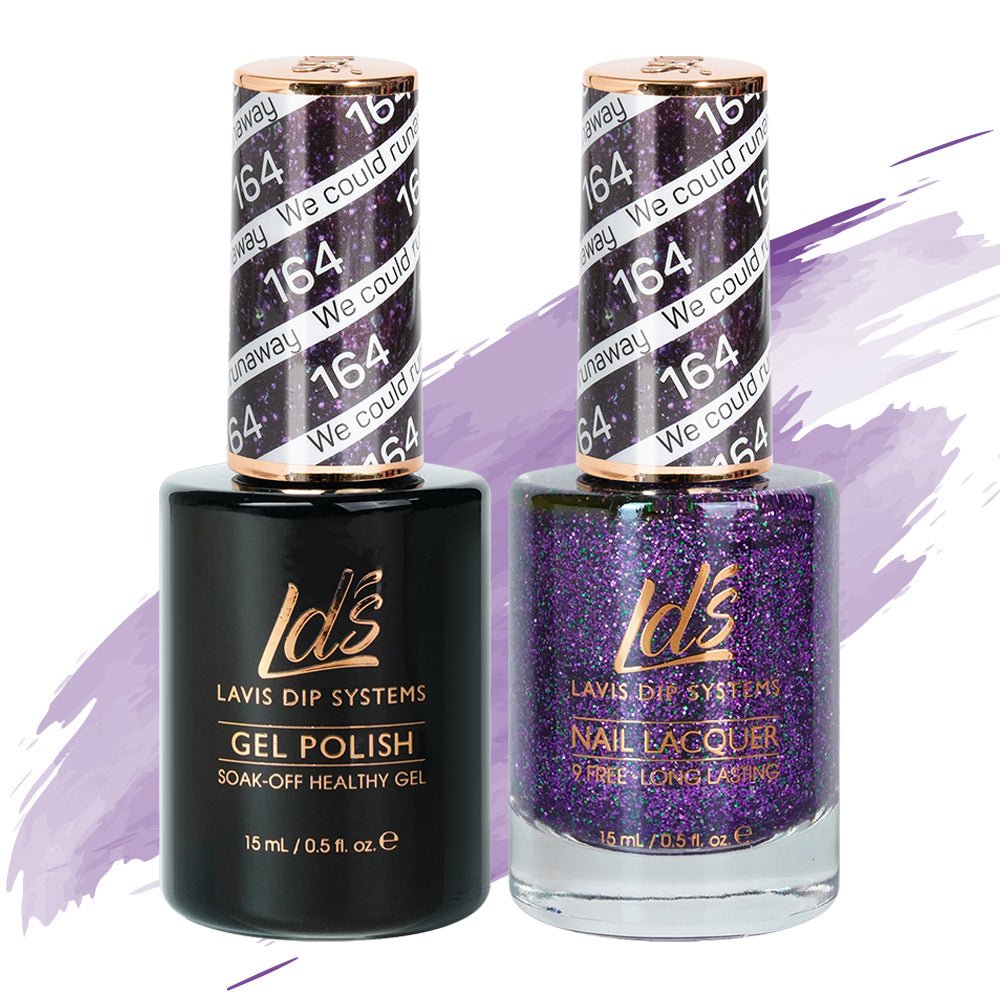LDS Gel Nail Polish Duo - 164 We Could Runaway - DTK Nail Supply