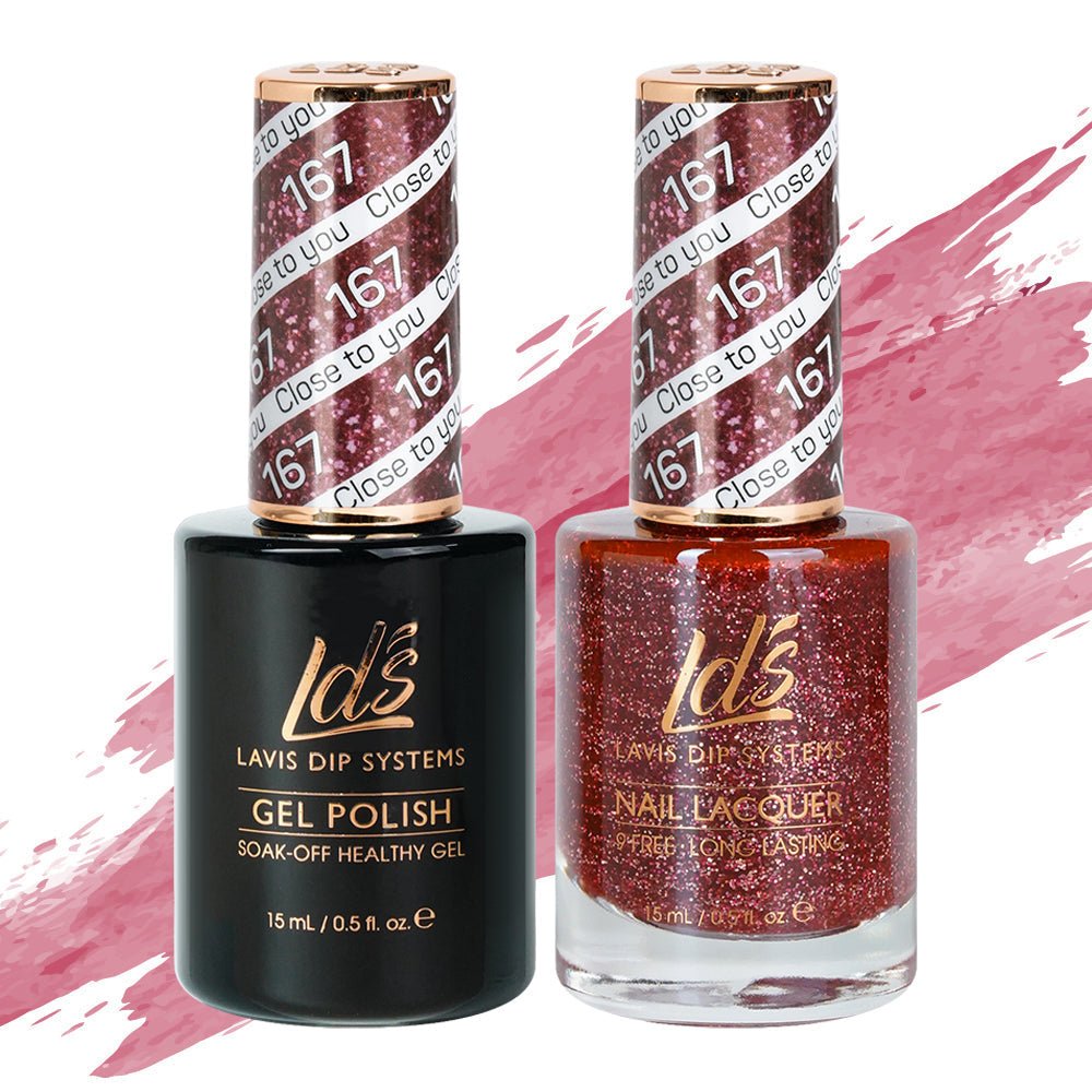 LDS Gel Nail Polish Duo - 167 Close To You - DTK Nail Supply
