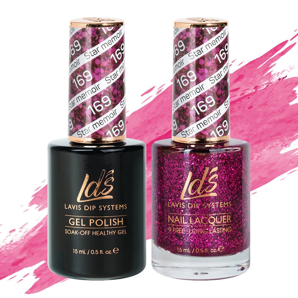 LDS Gel Nail Polish Duo - 169 Star Memoir - DTK Nail Supply