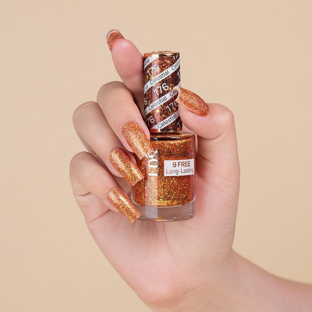 LDS Gel Nail Polish Duo - 176 Autumn Russet - DTK Nail Supply