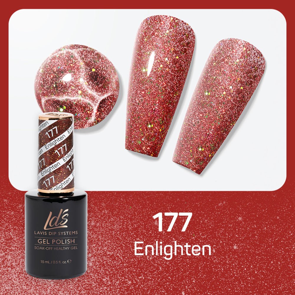 LDS Gel Nail Polish Duo - 177 Enlighten - DTK Nail Supply