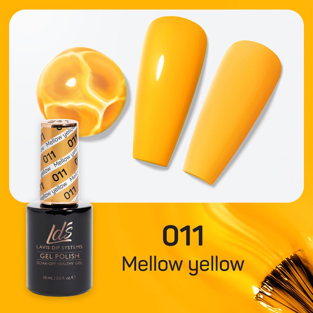 LDS Gel Polish 011 - Mellow Yellow - DTK Nail Supply