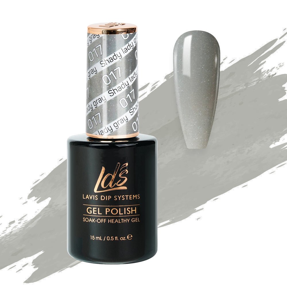 LDS Gel Polish 017 - Shady Lady Gray - DTK Nail Supply