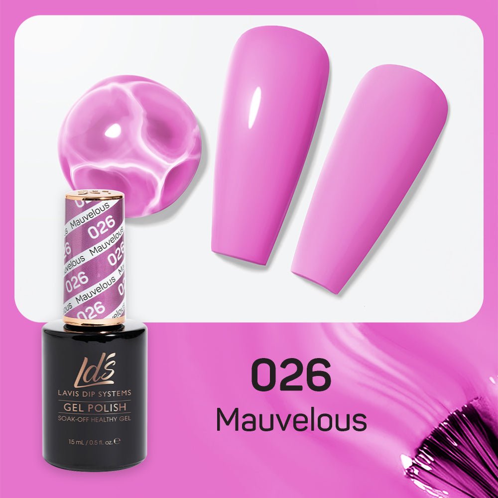 LDS Gel Polish 026 - Mauvelous - DTK Nail Supply