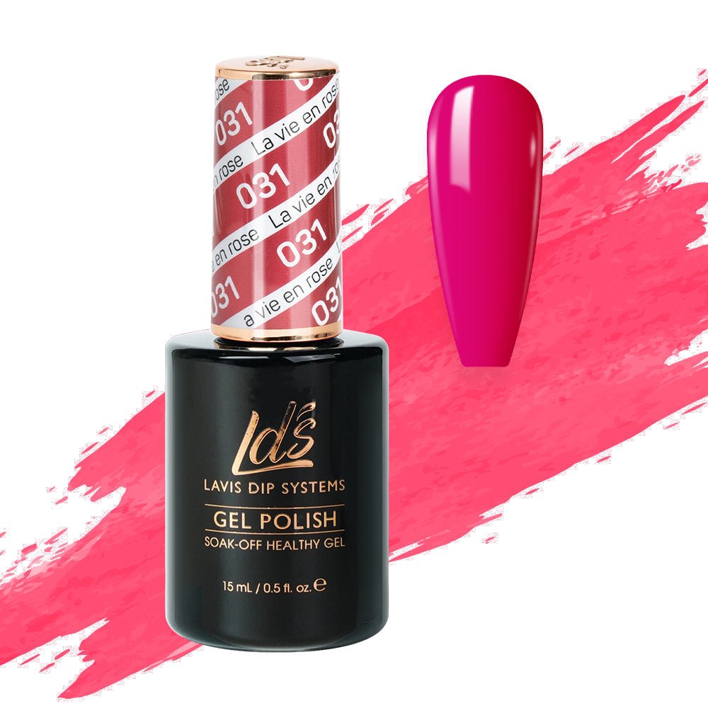 LDS Gel Polish 031 - La Vie En Rose - DTK Nail Supply