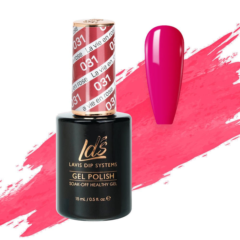 LDS Gel Polish 031 - La Vie En Rose - DTK Nail Supply