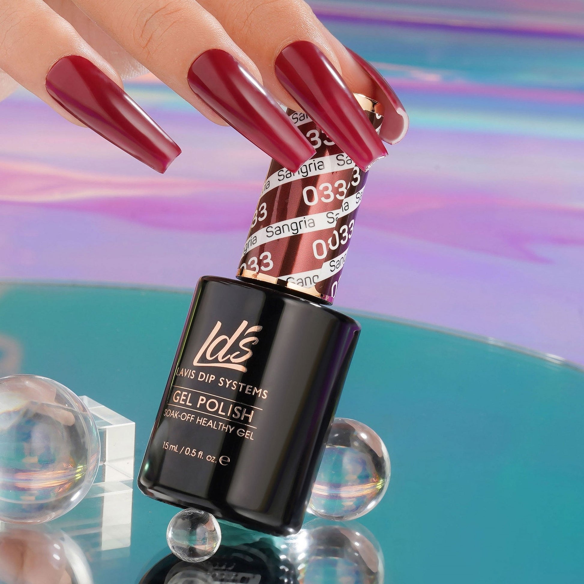 LDS Gel Polish 033 - Sangria - DTK Nail Supply