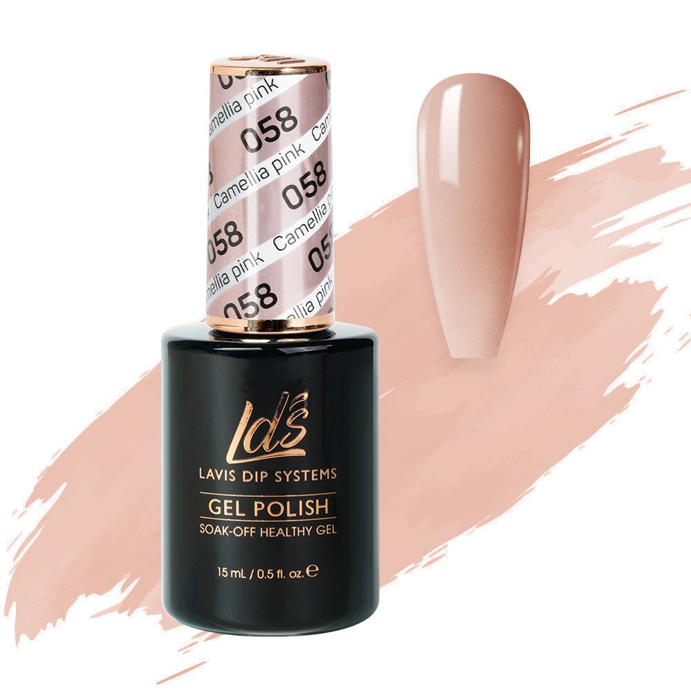 LDS Gel Polish 058 - Camellia Pink - DTK Nail Supply