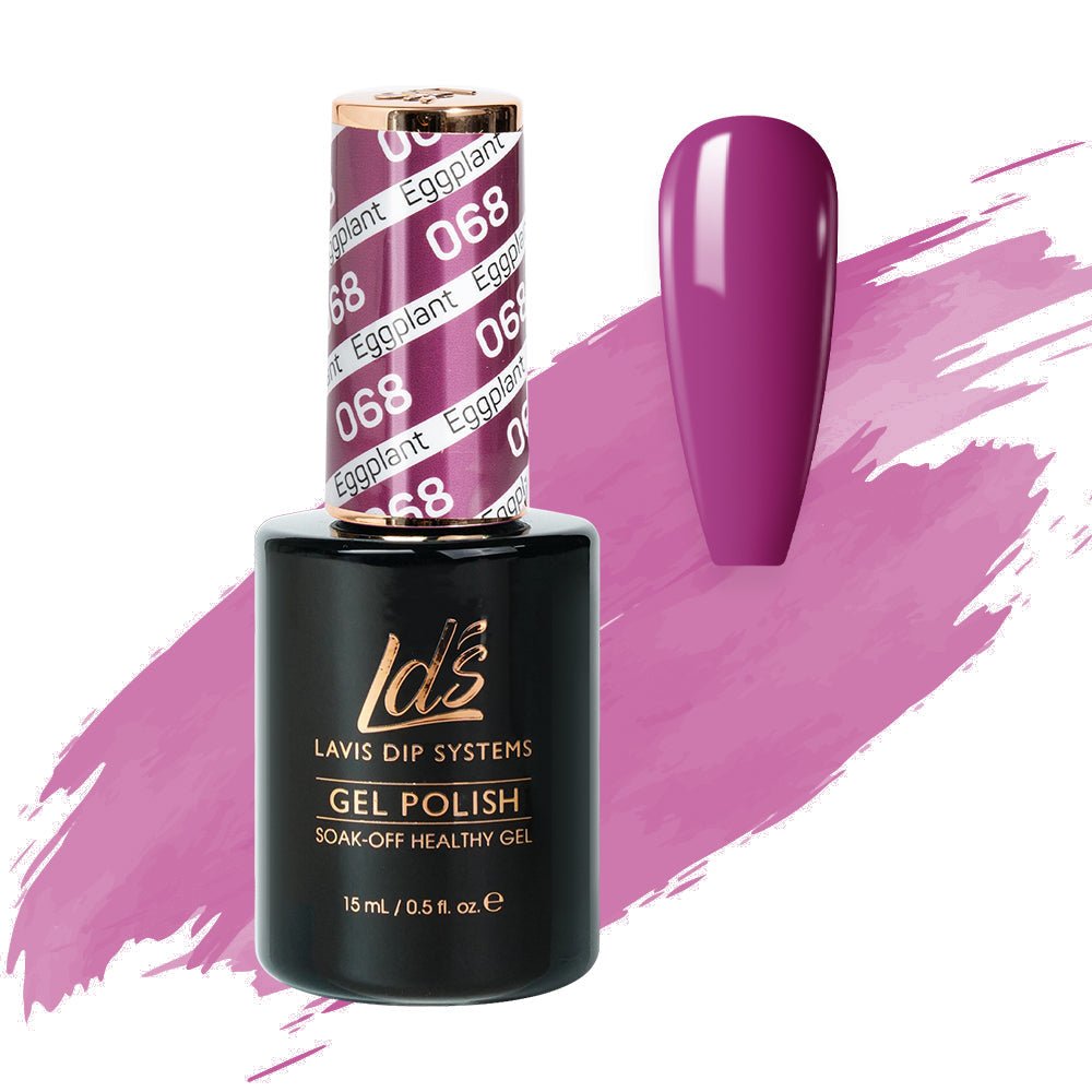 LDS Gel Polish 068 - Eggplant - DTK Nail Supply