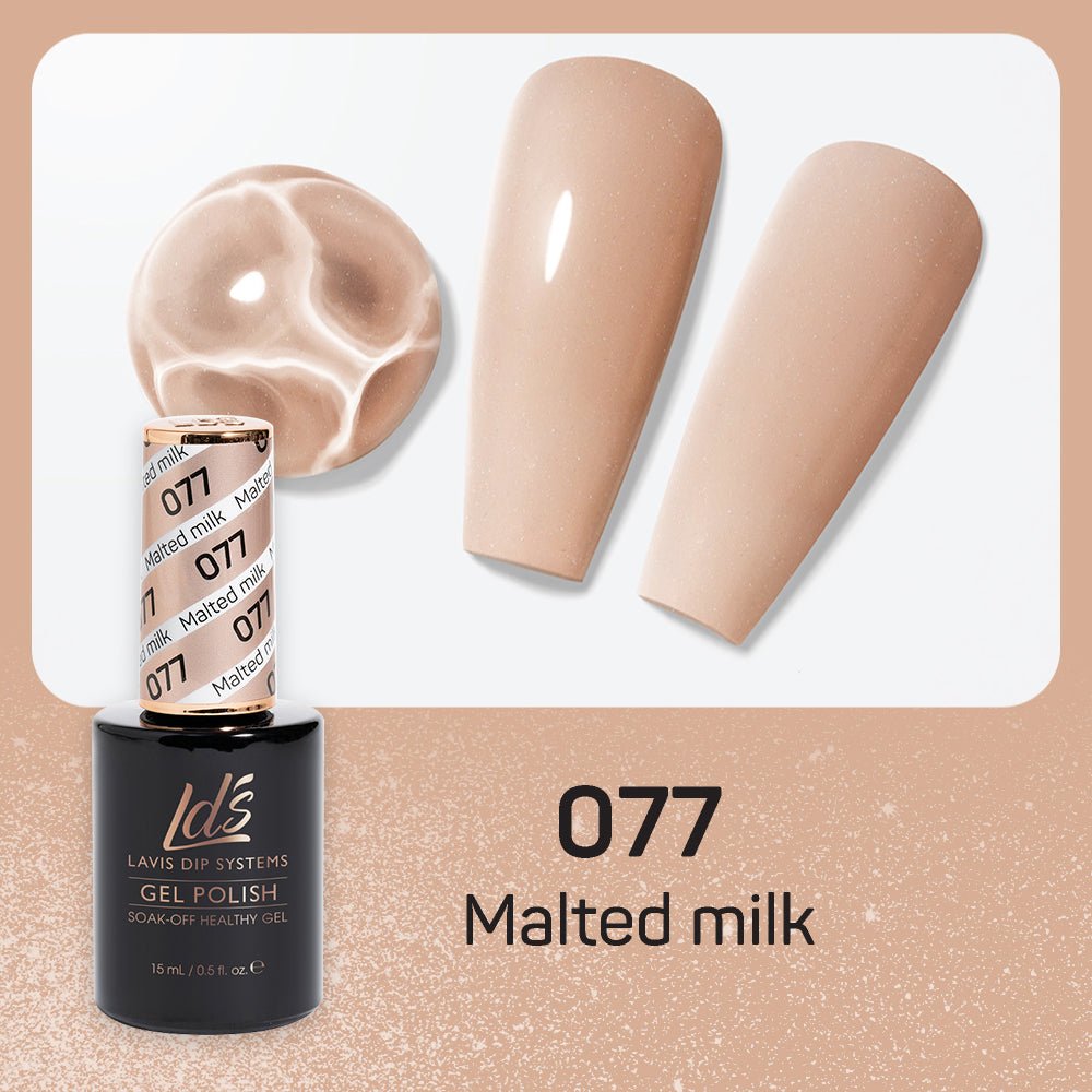 LDS Gel Polish 077 - Malted Milk - DTK Nail Supply