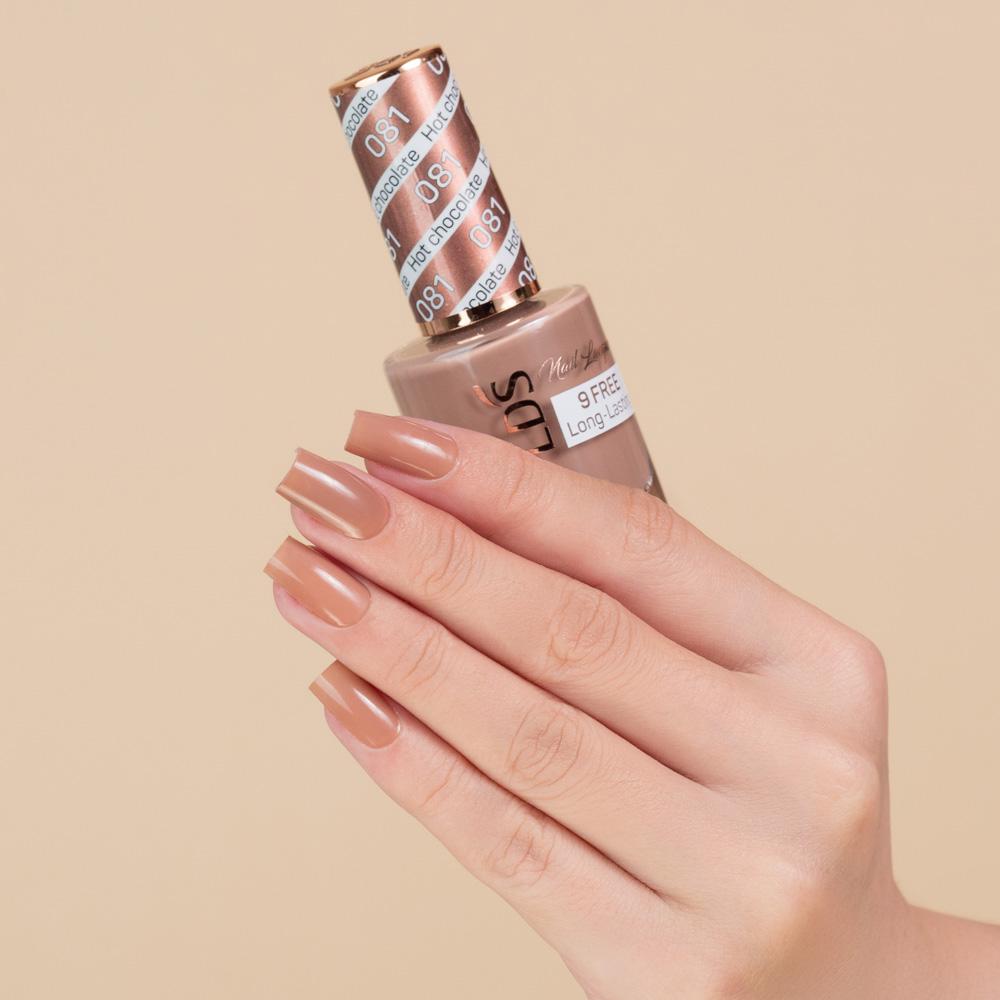 LDS Gel Polish 081 - Hot Chocolate - DTK Nail Supply