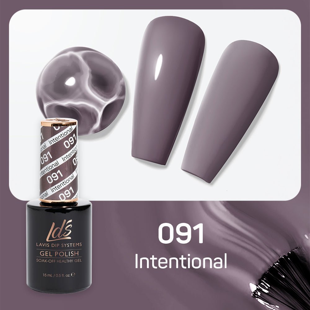 LDS Gel Polish 091 - Intentional - DTK Nail Supply