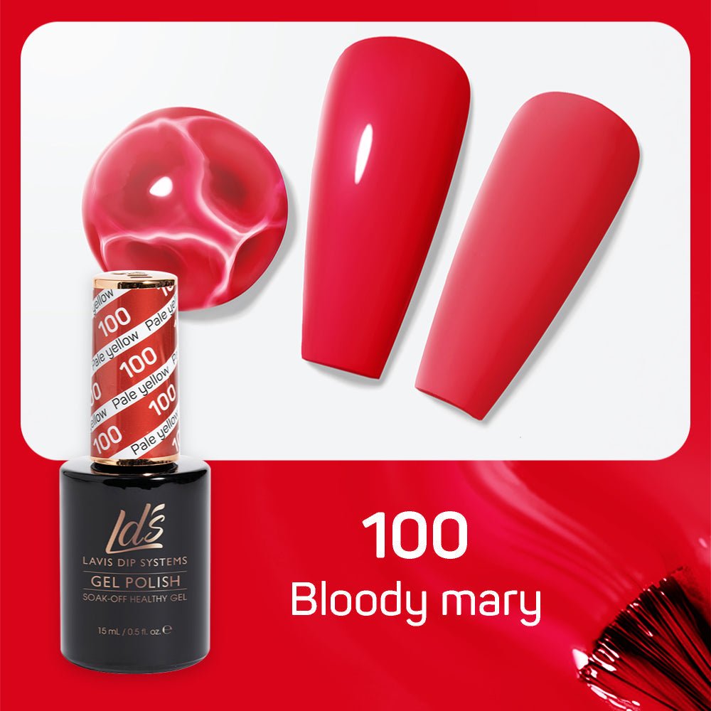 LDS Gel Polish 100 - Bloody Mary - DTK Nail Supply
