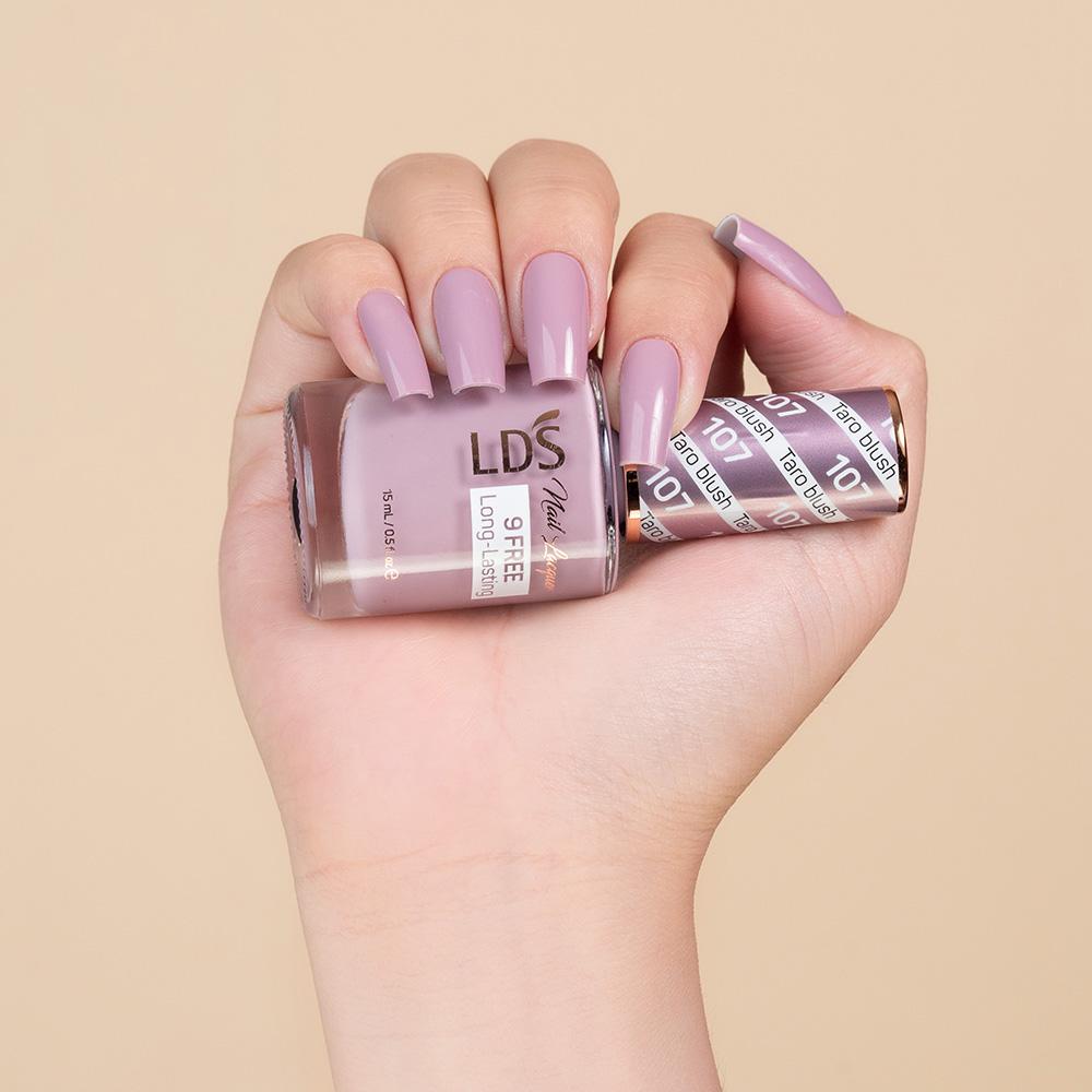 LDS Gel Polish 107 - Taro Blush - DTK Nail Supply